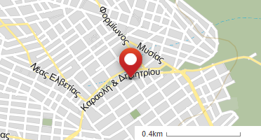 Location of business on map