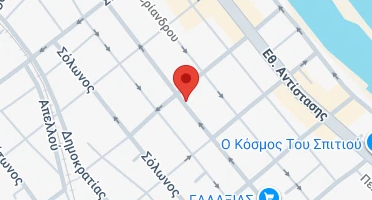 Location of business on map