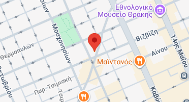 Location of business on map