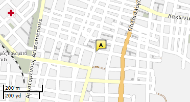 Location of business on map