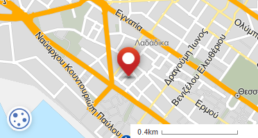 Location of business on map