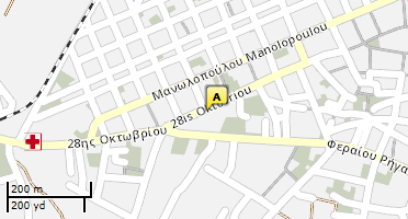 Χάρτης και σημείο της επιχείρησης