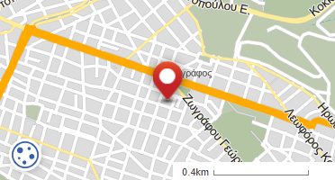 Location of business on map