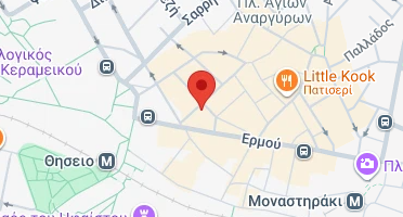 Location of business on map