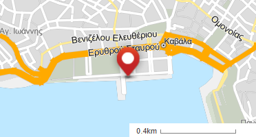 Location of business on map