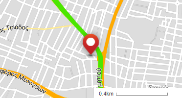 Location of business on map