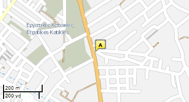 Location of business on map