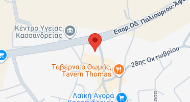 Location of business on map