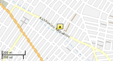 Location of business on map