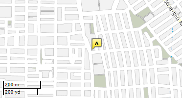 Location of business on map