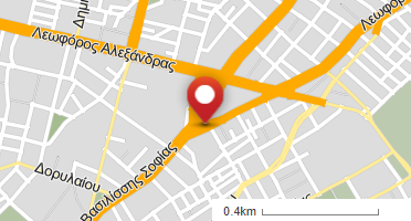 Location of business on map
