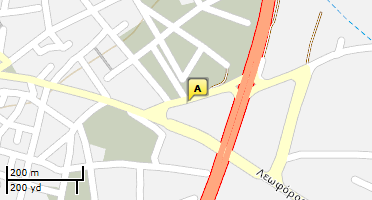 Location of business on map