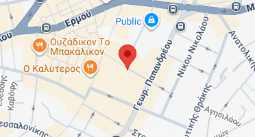 Location of business on map