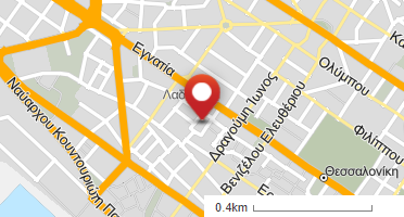 Location of business on map
