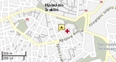 Χάρτης και σημείο της επιχείρησης