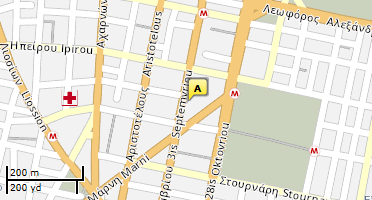 Location of business on map