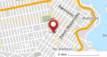 Location of business on map