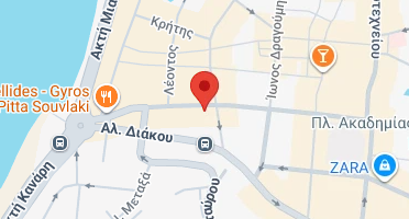 Location of business on map