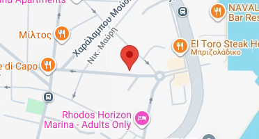 Location of business on map
