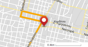 Χάρτης και σημείο της επιχείρησης