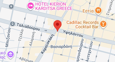 Location of business on map
