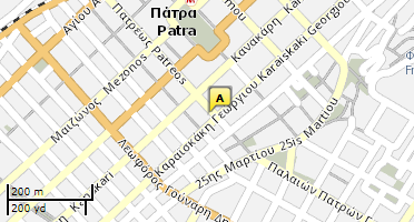 Location of business on map