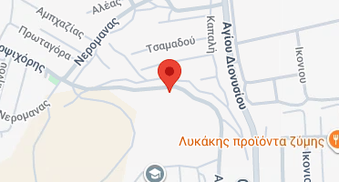 Location of business on map