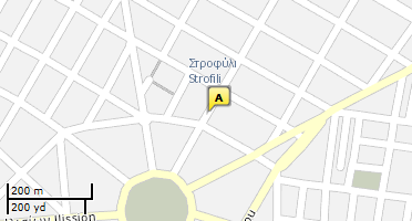 Location of business on map