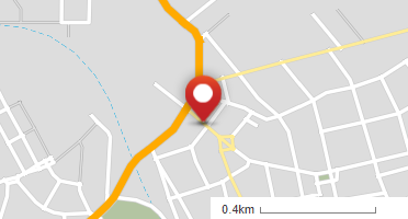 Location of business on map