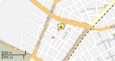 Location of business on map