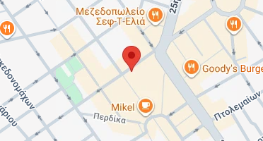 Location of business on map