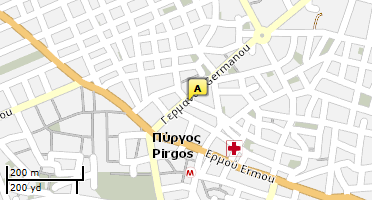 Χάρτης και σημείο της επιχείρησης