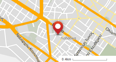 Location of business on map
