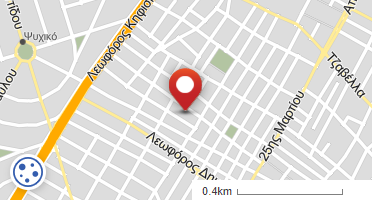 Location of business on map