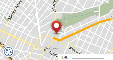 Location of business on map