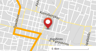 Location of business on map