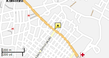 Location of business on map