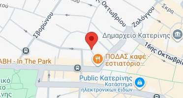 Location of business on map