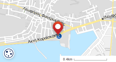 Location of business on map