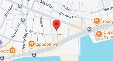 Location of business on map