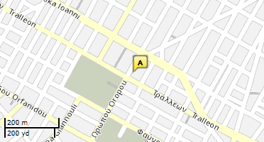 Location of business on map