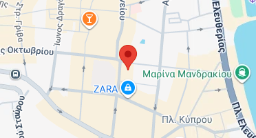 Location of business on map