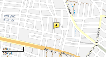Location of business on map
