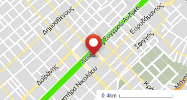 Location of business on map