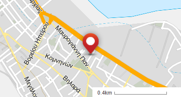 Location of business on map