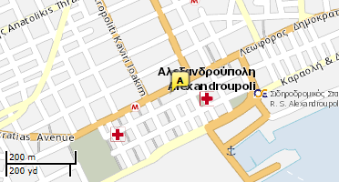 Χάρτης και σημείο της επιχείρησης