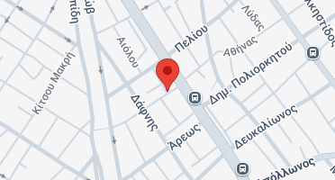 Location of business on map