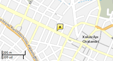 Location of business on map