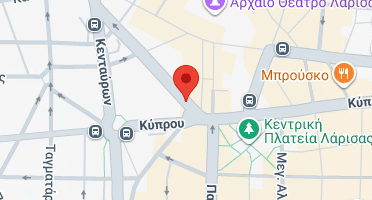 Location of business on map