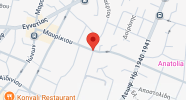 Location of business on map